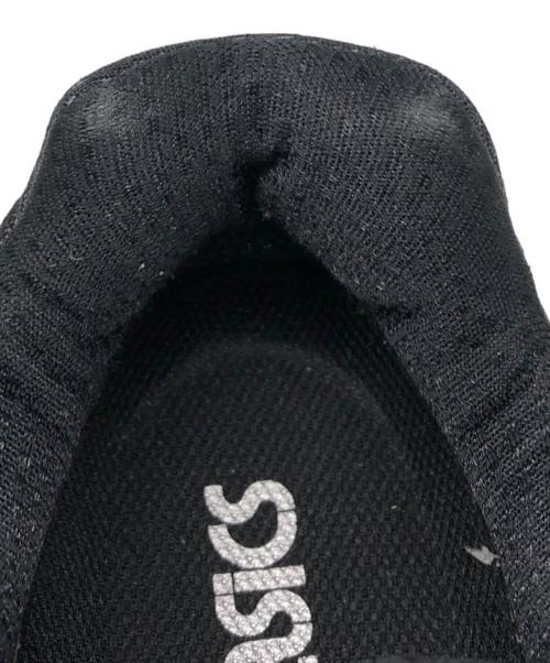 asics（アシックス）asics (アシックス) ローカットスニーカー ブラック×シルバー サイズ:US10の古着・服飾アイテム