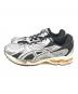 asics (アシックス) ローカットスニーカー ブラック×シルバー サイズ:US10：12000円