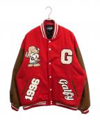 GALFYガルフィー）の古着「スタジャン」｜レッド×ブラウン