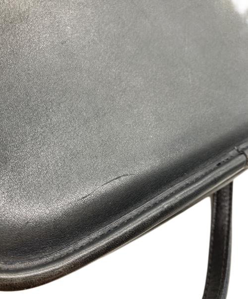 COACH（コーチ）COACH (コーチ) レザーショルダーバッグ ブラックの古着・服飾アイテム