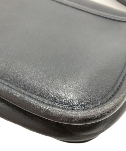 COACH（コーチ）COACH (コーチ) レザーショルダーバッグ ブラックの古着・服飾アイテム