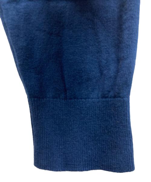 PAPAS（パパス）PAPAS (パパス) ニットポロシャツ ブルー サイズ:Lの古着・服飾アイテム