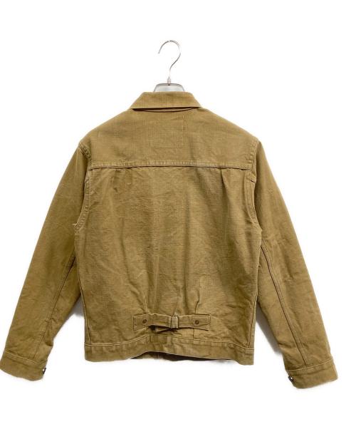 BURGUS PLUS（バーガスプラス）BURGUS PLUS (バーガスプラス) 71928デニムジャケット ベージュ サイズ:36の古着・服飾アイテム