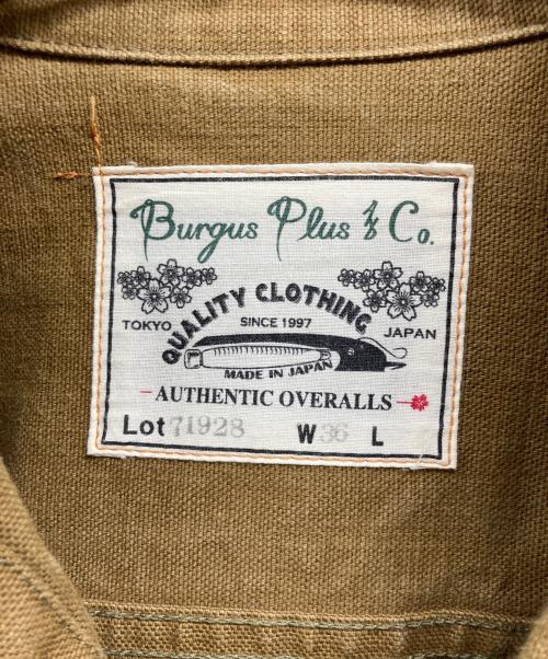 BURGUS PLUS（バーガスプラス）BURGUS PLUS (バーガスプラス) 71928デニムジャケット ベージュ サイズ:36の古着・服飾アイテム