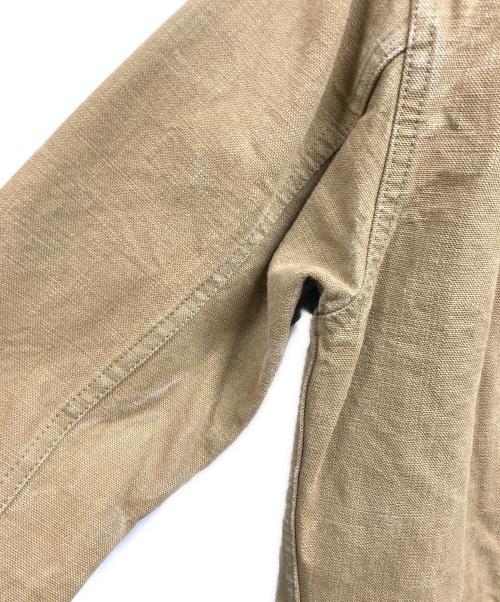 BURGUS PLUS（バーガスプラス）BURGUS PLUS (バーガスプラス) 71928デニムジャケット ベージュ サイズ:36の古着・服飾アイテム