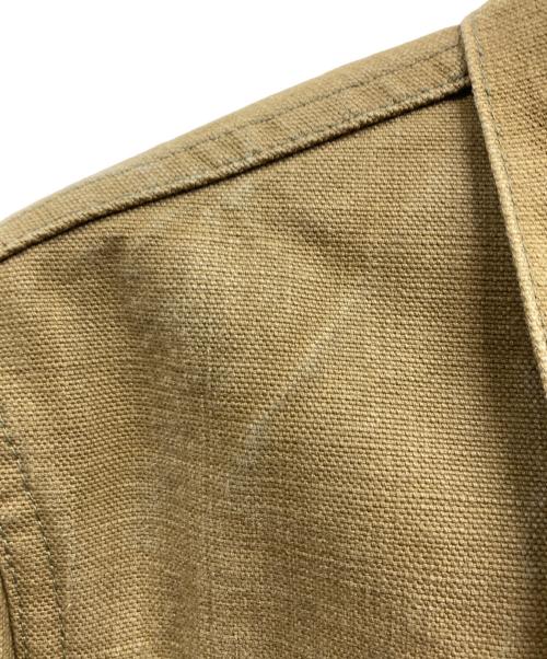 BURGUS PLUS（バーガスプラス）BURGUS PLUS (バーガスプラス) 71928デニムジャケット ベージュ サイズ:36の古着・服飾アイテム