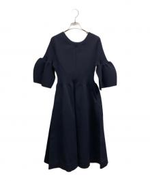 CELFORD（セルフォード）の古着「ベルスリーブホールガーメントワンピース」｜ネイビー