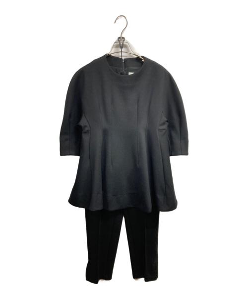 CELFORD（セルフォード）CELFORD (セルフォード) エンブロイダリーカラーポンチセットアップ ブラック サイズ:36の古着・服飾アイテム