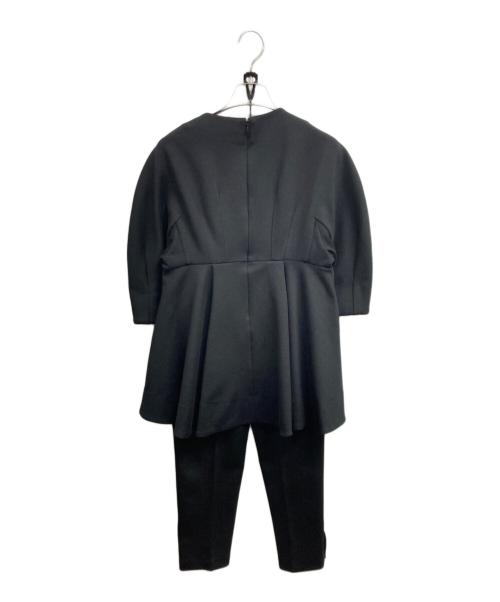 CELFORD（セルフォード）CELFORD (セルフォード) エンブロイダリーカラーポンチセットアップ ブラック サイズ:36の古着・服飾アイテム