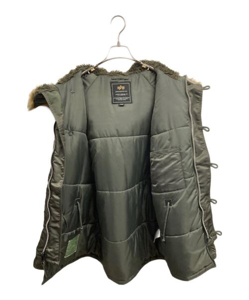 ALPHA（アルファ）ALPHA (アルファ) N-3Bフライトジャケット オリーブ サイズ:Lの古着・服飾アイテム