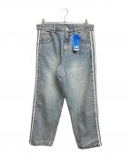 adidas×ATOMSアディダス×アトモス）の古着「Denim FireBird Track PANTS」｜インディゴ