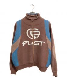 flagstuff（フラグスタフ）の古着「ジップニット」｜ブラウン