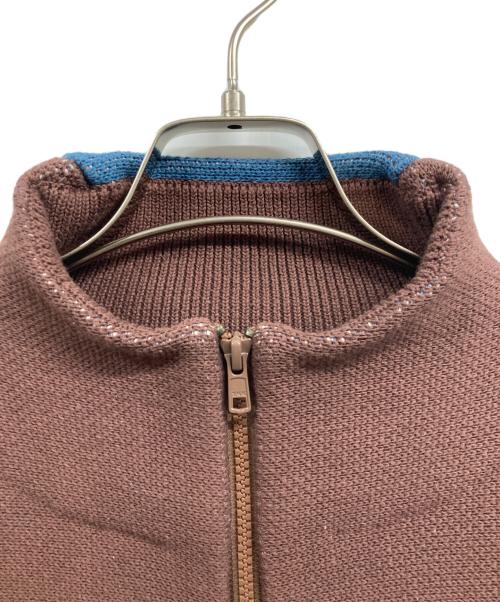 flagstuff（フラグスタフ）FLAGSTUFF (フラグスタフ) ジップニット ブラウン サイズ:不明の古着・服飾アイテム