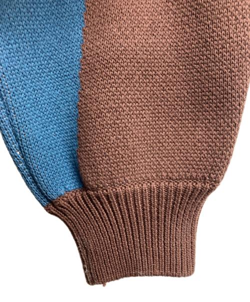 flagstuff（フラグスタフ）FLAGSTUFF (フラグスタフ) ジップニット ブラウン サイズ:不明の古着・服飾アイテム