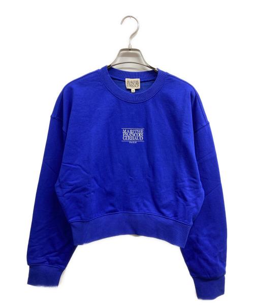 MARITHE+FRANCOIS GIRBAUD（マリテフランソワジルボー）MARITHE+FRANCOIS GIRBAUD (マリテフランソワジルボー) W NEW CLASSIC LOGO SWEATSHIRT パープル サイズ:Mの古着・服飾アイテム
