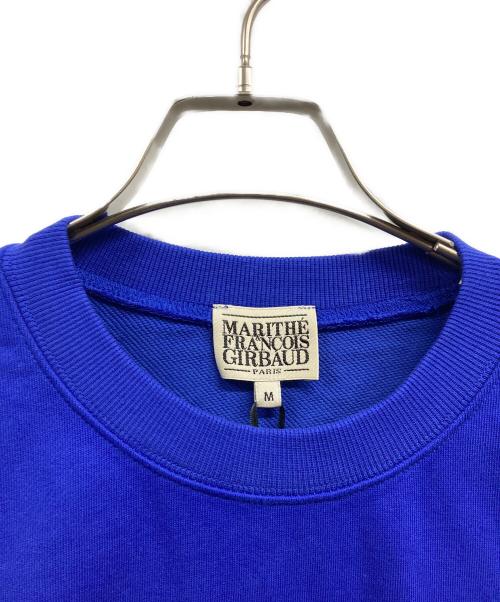 MARITHE+FRANCOIS GIRBAUD（マリテフランソワジルボー）MARITHE+FRANCOIS GIRBAUD (マリテフランソワジルボー) W NEW CLASSIC LOGO SWEATSHIRT パープル サイズ:Mの古着・服飾アイテム