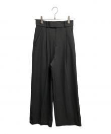 Noble（ノーブル）の古着「TRツイル裏起毛スラックスパンツ」｜グレー