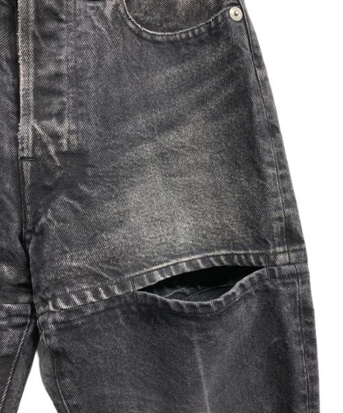 INSCRIRE（アンスクリア）INSCRIRE (アンスクリア) ブラックデニム ブラック サイズ:28の古着・服飾アイテム