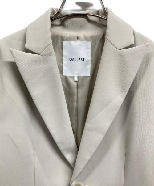 GALLEST（ギャレスト）GALLEST (ギャレスト) ケープスリーブテーラードジャケット/GALLESTジャケット アイボリー サイズ:34の古着・服飾アイテム