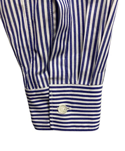 CDG（シーディージー）CDG (シーディージー) ストライプシャツ ブルー サイズ:Sの古着・服飾アイテム