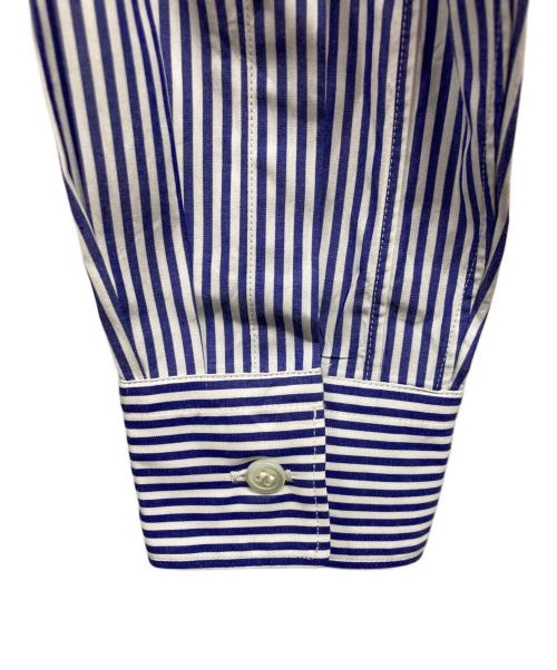 CDG（シーディージー）CDG (シーディージー) ストライプシャツ ブルー サイズ:Sの古着・服飾アイテム