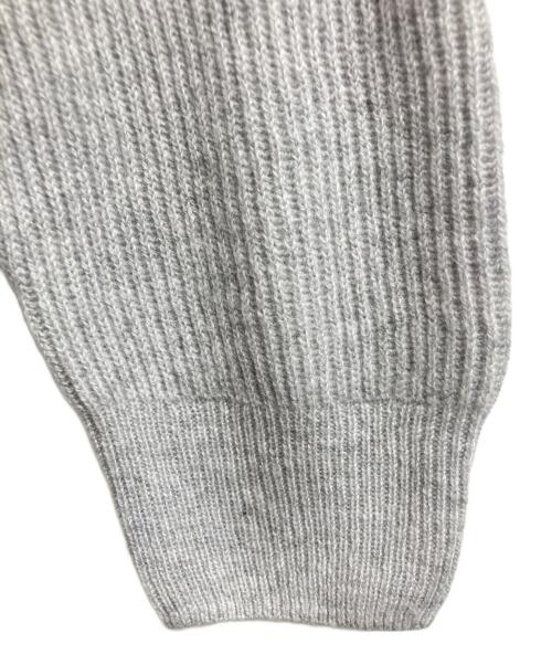 green label relaxing（グリーンレーベルリラクシング）green label relaxing (グリーンレーベルリラクシング) カシミヤ 畦 クルーネック ニット/green label relaxingニット グレー サイズ:M 未使用品の古着・服飾アイテム