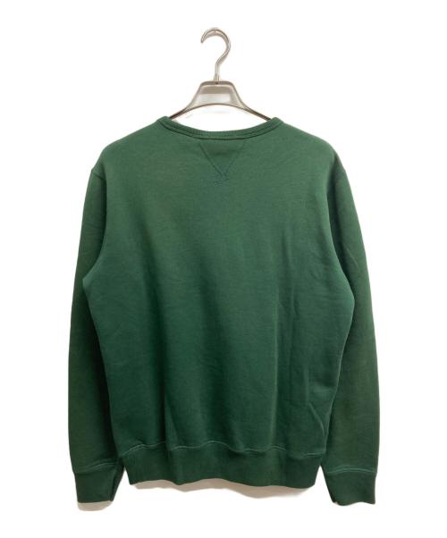 POLO RALPH LAUREN（ポロ・ラルフローレン）POLO RALPH LAUREN (ポロ・ラルフローレン) クルーネックスウェット グリーン サイズ:Mの古着・服飾アイテム