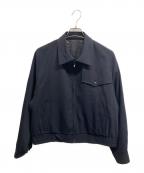 IRENISAイレニサ）の古着「GUNFLAP ZIP BLOUSON」｜ブラック