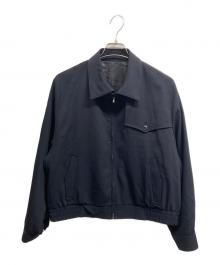 IRENISA（イレニサ）の古着「GUNFLAP ZIP BLOUSON」｜ブラック