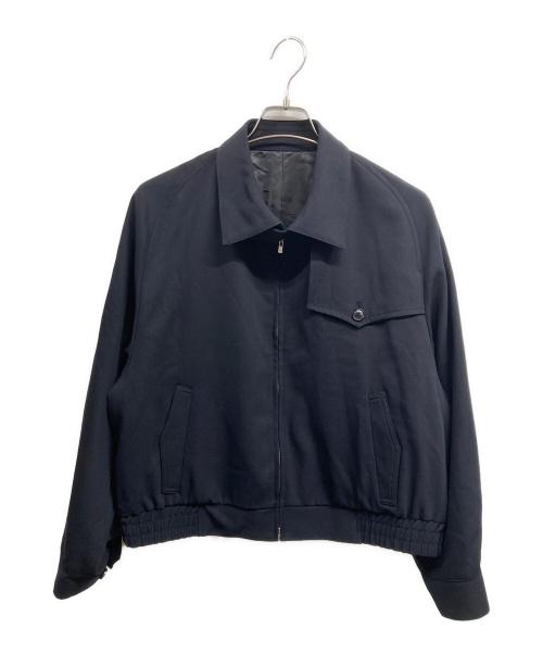 IRENISA（イレニサ）IRENISA (イレニサ) GUNFLAP ZIP BLOUSON ブラック サイズ:1の古着・服飾アイテム