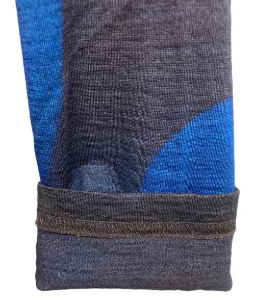 ISSEY MIYAKE HaaT（イッセイミヤケハート）ISSEY MIYAKE HaaT (イッセイミヤケハート) カットソーワンピース レッド×ブルー サイズ:2の古着・服飾アイテム