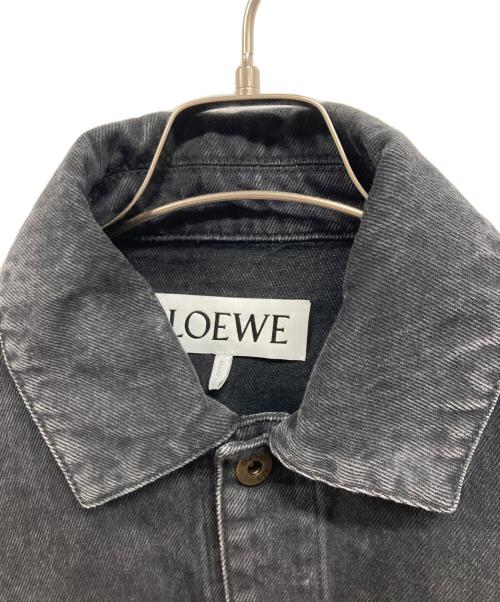 LOEWE（ロエベ）LOEWE (ロエベ) アナグラム ウォッシュ デニムジャケット ブラック サイズ:42の古着・服飾アイテム