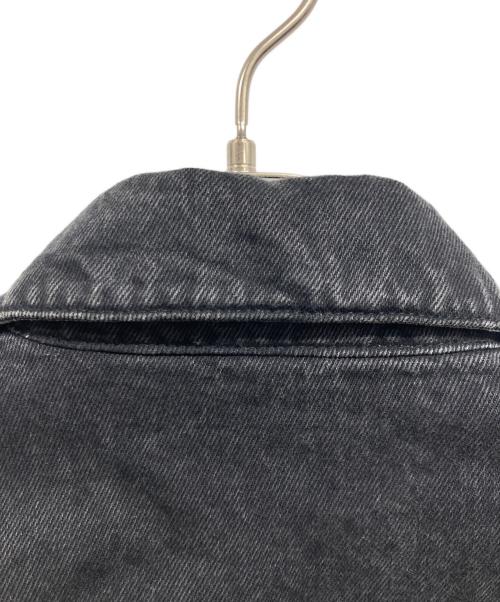 LOEWE（ロエベ）LOEWE (ロエベ) アナグラム ウォッシュ デニムジャケット ブラック サイズ:42の古着・服飾アイテム