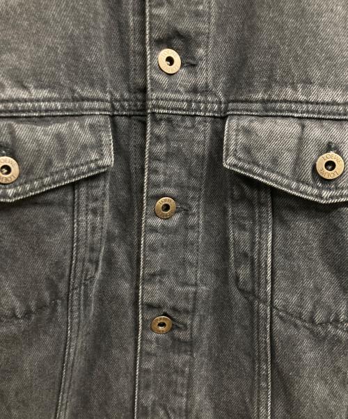 LOEWE（ロエベ）LOEWE (ロエベ) アナグラム ウォッシュ デニムジャケット ブラック サイズ:42の古着・服飾アイテム