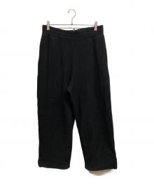 nano・universe×miyata（ナノ・ユニバース×ｍｉｙａｔａ）の古着「ウールコットンイージーパンツ/nano・universe/miyata」｜ブラック