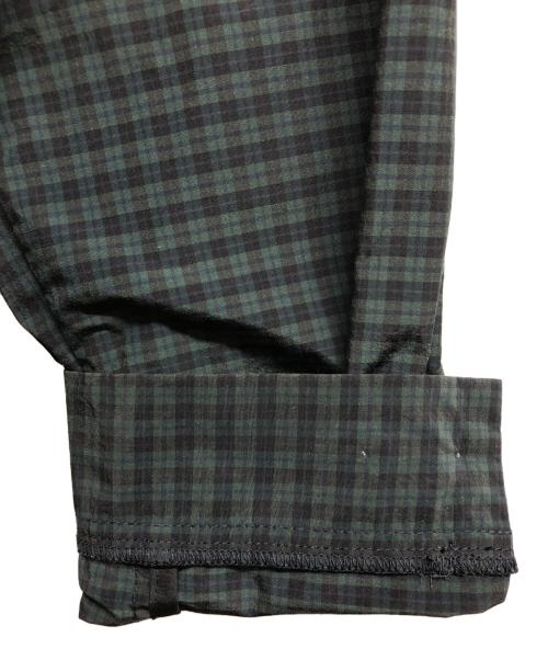 BEAMS PLUS（ビームスプラス）BEAMS PLUS (ビームスプラス) チェックナイロンコットン ハリトンジャケット グリーン×ネイビー サイズ:Lの古着・服飾アイテム