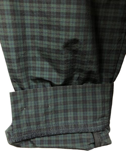 BEAMS PLUS（ビームスプラス）BEAMS PLUS (ビームスプラス) チェックナイロンコットン ハリトンジャケット グリーン×ネイビー サイズ:Lの古着・服飾アイテム