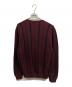 CHEMISE LACOSTE (シュミーズ ラコステ) アクリルカーディガン/LACOSTEカーディガン/CHEMISE LACOSTE ワインレッド サイズ:4：4000円