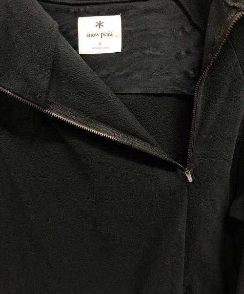 Snow peak（スノーピーク）Snow peak (スノーピーク) Micro Fleece Hoodie ブラック サイズ:XLの古着・服飾アイテム