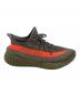 中古・古着 adidas (アディダス) YEEZY BOOST 350 V2 グレー×オレンジ サイズ:28：7000円