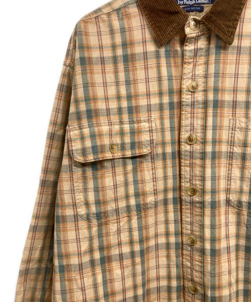 POLO RALPH LAUREN（ポロ・ラルフローレン）POLO RALPH LAUREN (ポロ・ラルフローレン) チェックシャツ ブラウン サイズ:Mの古着・服飾アイテム