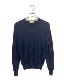 HERMES（エルメス）の古着「ウールニット長袖セーター」｜ネイビー