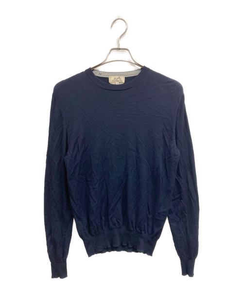 HERMES（エルメス）HERMES (エルメス) ウールニット長袖セーター ネイビー サイズ:Sの古着・服飾アイテム