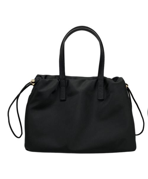 LANVIN en Bleu（ランバンオンブルー）LANVIN en Bleu (ランバンオンブルー) デコレ 2WAYハンドバッグ ブラックの古着・服飾アイテム