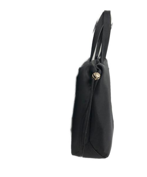 LANVIN en Bleu（ランバンオンブルー）LANVIN en Bleu (ランバンオンブルー) デコレ 2WAYハンドバッグ ブラックの古着・服飾アイテム