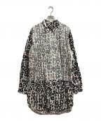 BLACK COMME des GARCONSブラックコムデギャルソン）の古着「総柄シャツ」｜ブラック