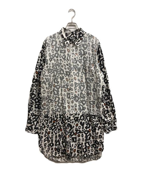 BLACK COMME des GARCONS（ブラックコムデギャルソン）BLACK COMME des GARCONS (ブラックコムデギャルソン) 総柄シャツ ブラック サイズ:XLの古着・服飾アイテム