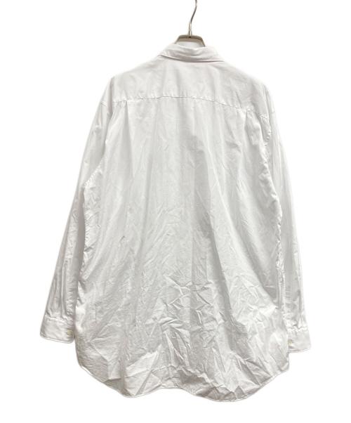 PLAY COMME des GARCONS（プレイコムデギャルソン）PLAY COMME des GARCONS (プレイコムデギャルソン) ハートワッペン長袖シャツ ホワイト サイズ:XXLの古着・服飾アイテム