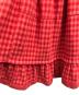 中古・古着 tricot COMME des GARCONS (トリココムデギャルソン) 縮絨チェックスカート ピンク サイズ:不明：12000円