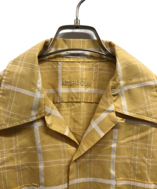 McGREGOR（マックレガー）McGREGOR (マックレガー) 60sオープンカラーシャツ イエロー サイズ:Mの古着・服飾アイテム